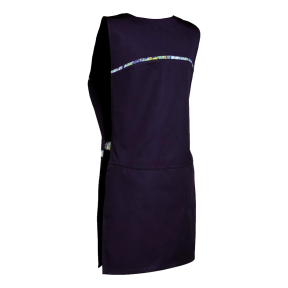 Chasuble femme Camille Marine et motif fleurs bleues - SNV
