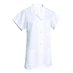 Tunique femme manche courtes coton Manue Blanc - SNV