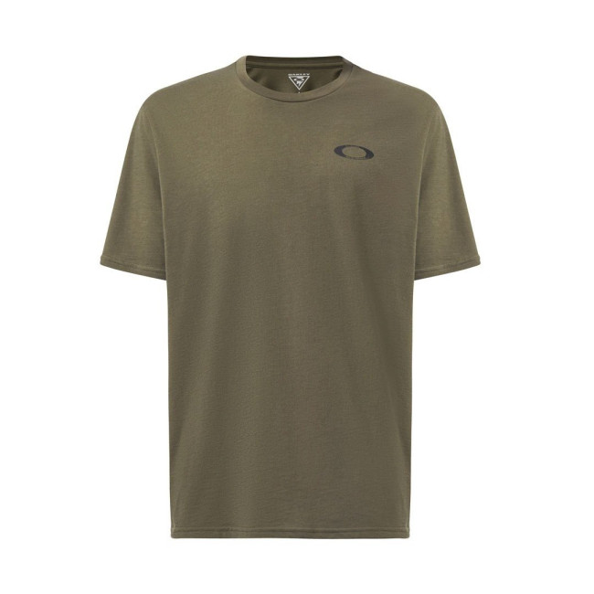 T-shirt met "Brave" motief Olijf - Oakley