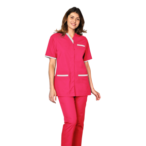Tunique femme manches courtes Suzie Rose et blanc - SNV