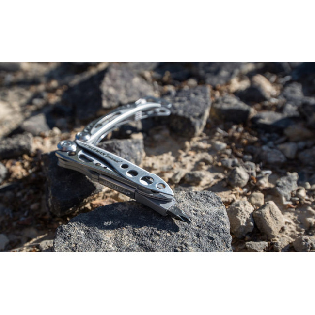 Multifunctionele tang Skeletool 7 gereedschappen staalgrijs - Leatherman
