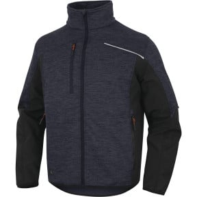 Reißverschluss-Fleecejacke Nagoya 2 Marine/Schwarz - Delta Plus