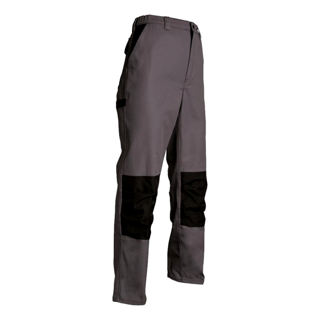 Pantalon de travail homme Leon Gris mole et noir - SNV