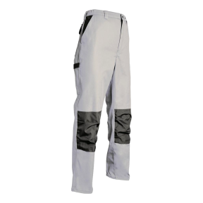Pantalon de travail homme Leon Blanc - SNV