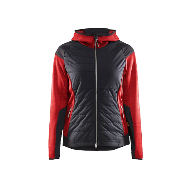 Hybride jas dames Rood/Zwart - Blaklader