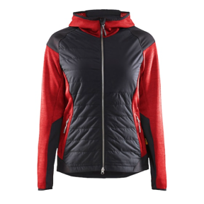 Veste hybride femme Rouge/Noir - Blaklader