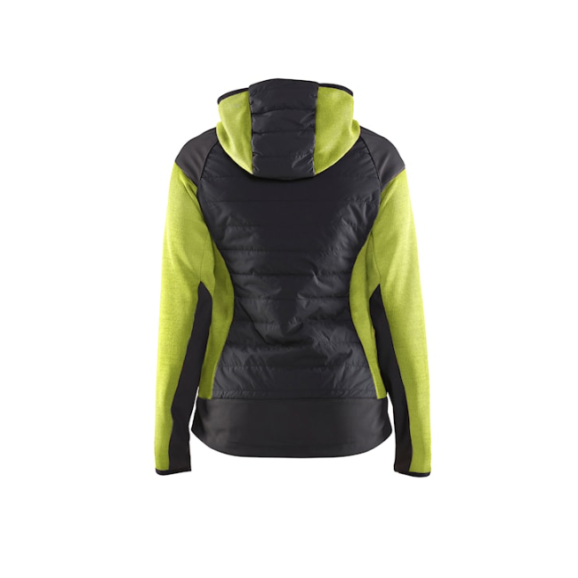 Damen Hybridjacke Neongelb/Schwarz - Blaklader