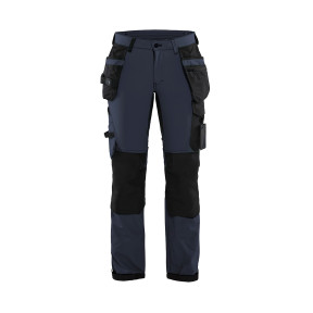 Damen Handwerker-Stretchhose 4D Marineblau - Blaklader
