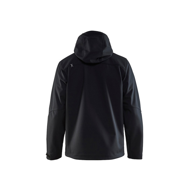 Softshell-Jacke mit Kapuze Schwarz/Grau - Blaklader