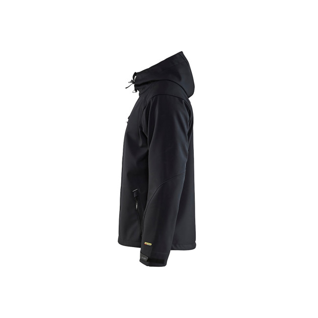 Veste Softshell à capuche Noir/Gris - Blaklader