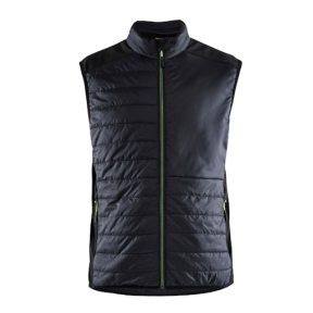 Gevoerd Vest Zwart/Fluorgeel - Blaklader