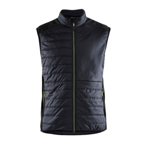 Gevoerd Vest Zwart/Fluorgeel - Blaklader