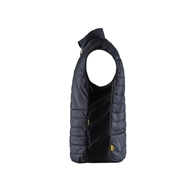 Gevoerd Vest Zwart/Fluorgeel - Blaklader