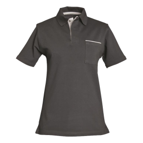 Polo homme Sasha 100% coton Gris convoy et gris clair - SNV