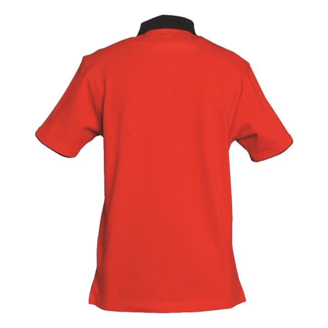 Polo homme Sasha 100% coton Rouge et marine - SNV