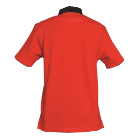 Polo homme Sasha 100% coton Rouge et marine - SNV