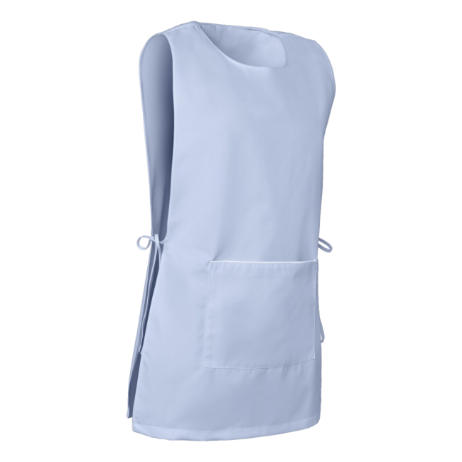 Dames tuniek Nicki Hemelblauw en wit - SNV