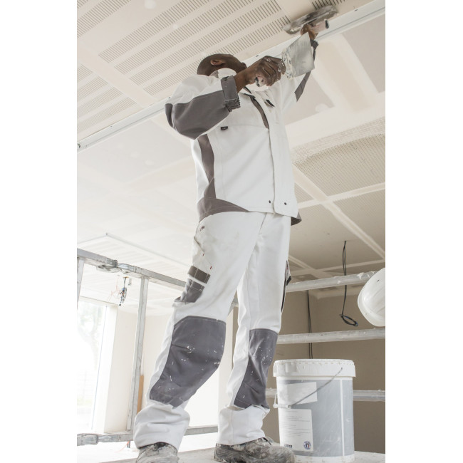 PANTALON GEN WHITE AND PRO BLANC/GR - MOLINEL