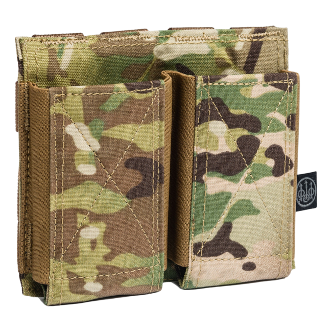Mil-Tec Porta Caricatori Double Open Top - Attacchi MOLLE - Per 4 Riviste - Tattico E Outdoor