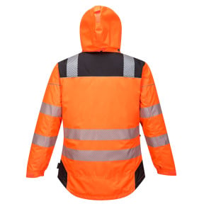 HV PW3 PARKA ORANGE SCHWARZ - PORTWEST