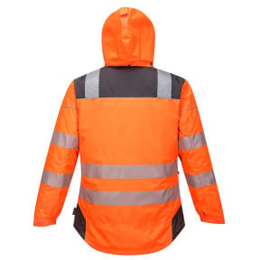 PARKA HV PW3ORANGE GRIS - PORTWEST