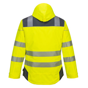 WARNSCHUTZPARKA PW3 GELB GRAU - PORTWEST