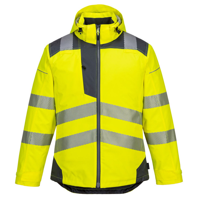 PARKA HV PW3JAUNE GRIS - PORTWEST