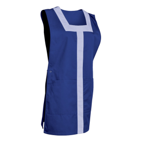 Chasuble femme Delphine Bleu roi et bleu ciel - SNV