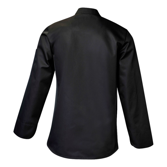 Veste de cuisine homme manches longues Raphi Noir et gris - SNV