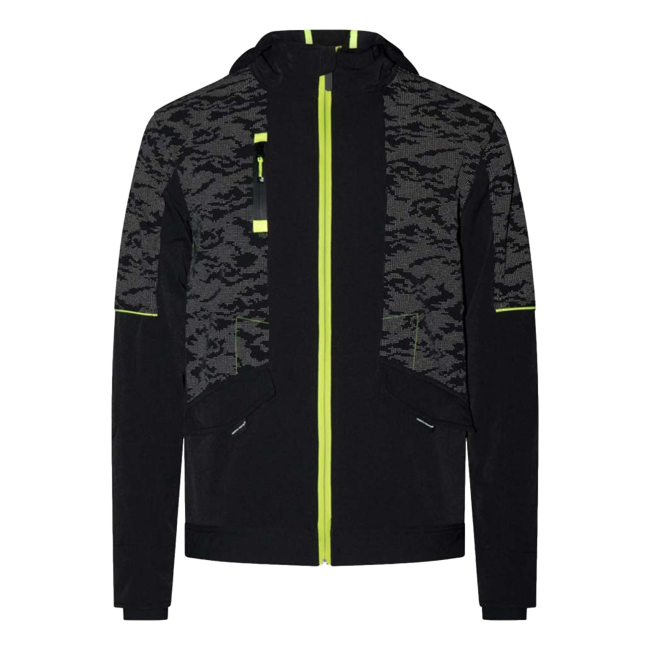 Blouson de travail Garcia Noir et jaune fluo - North Ways