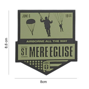 Patch 3D PVC St Mere Eglise - 101 Inc