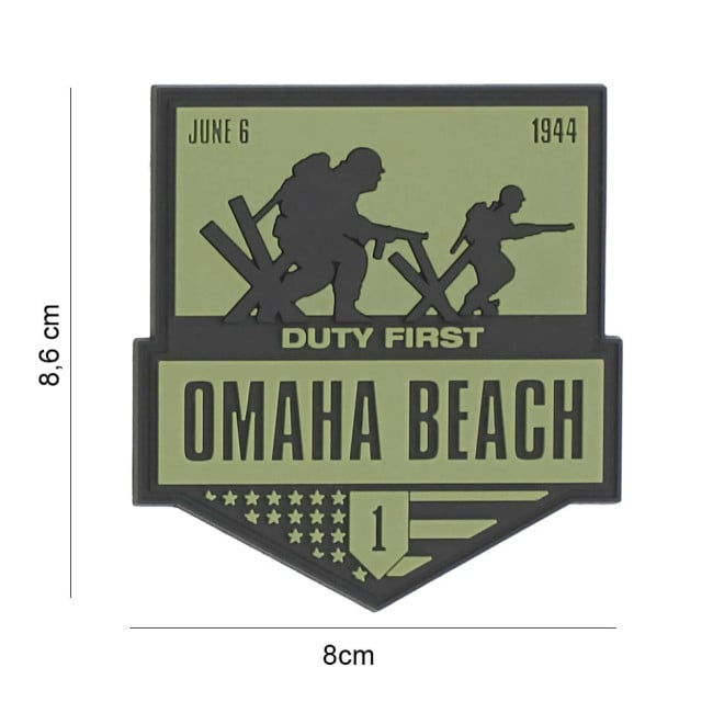 3D PVC Patch Omaha Beach - 101 Inc