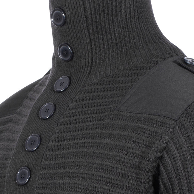 Sweter alpejski czarny - Brandit