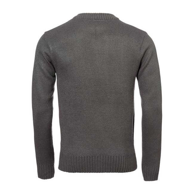 Sweter wojskowy antracytowy - Brandit