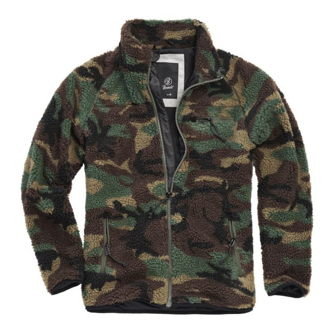 Fleece jas met capuchon woodland - Brandit