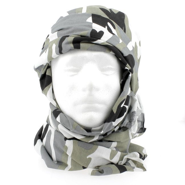 Shemagh stedelijke camouflage grijs - CityGuard