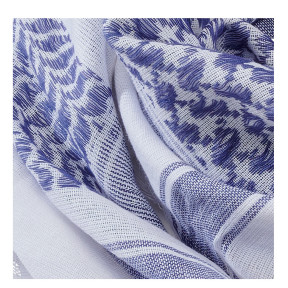 Écharpe shemag bleu/blanc - Brandit