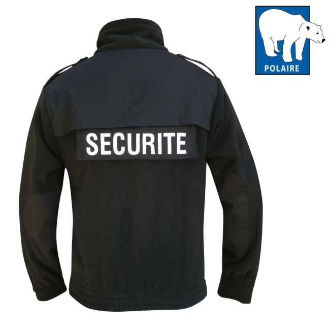 Bluza polarowa czarna SECURITE