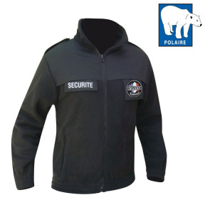 Blouson polaire noir SECURITE