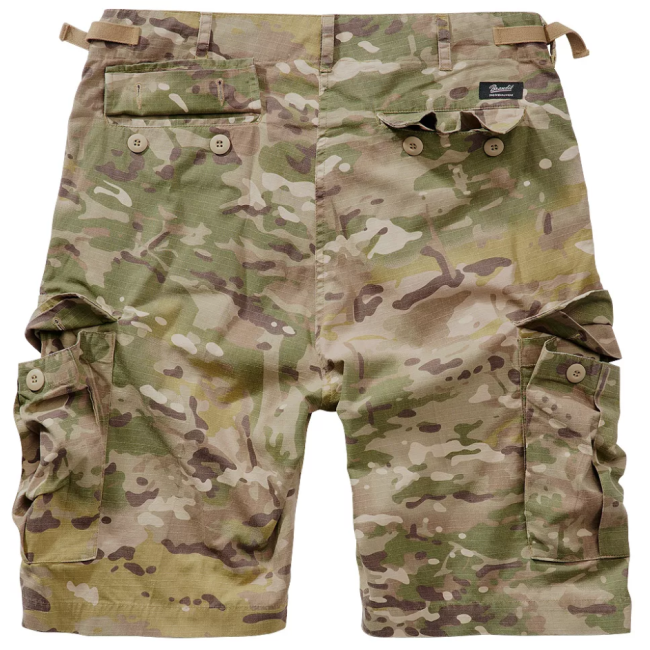 BDU Ripstop Tactical Camo Shorts - Brandit