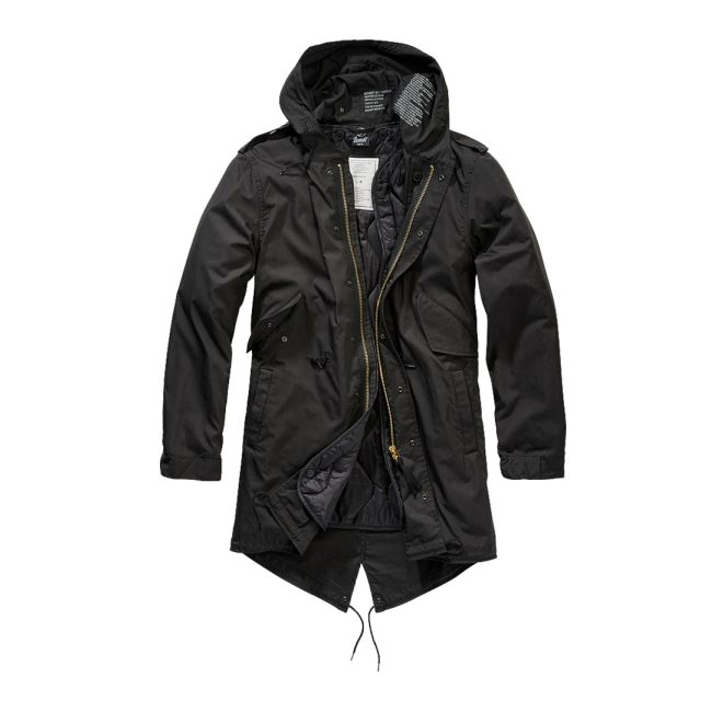 Parka militaire homme US M51 noir - Brandit