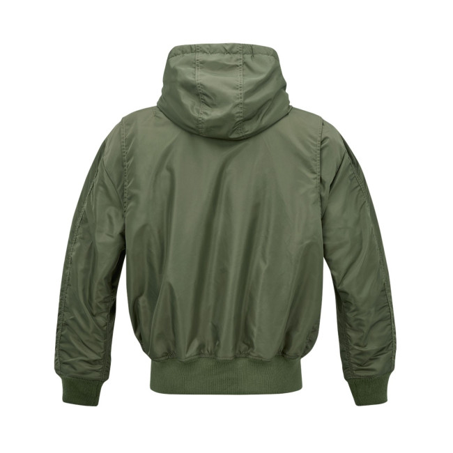 Blouson aviateur à capuche CWU olive - Brandit
