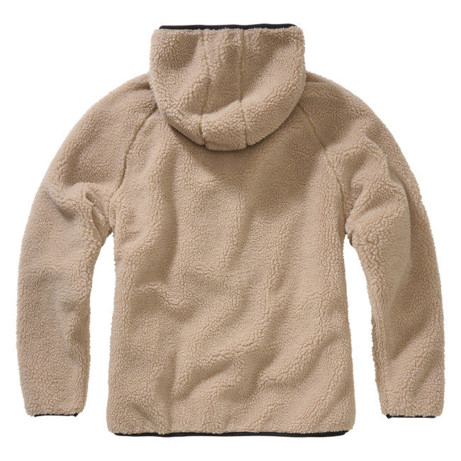 Veste femme polaire à capuche camel - Brandit