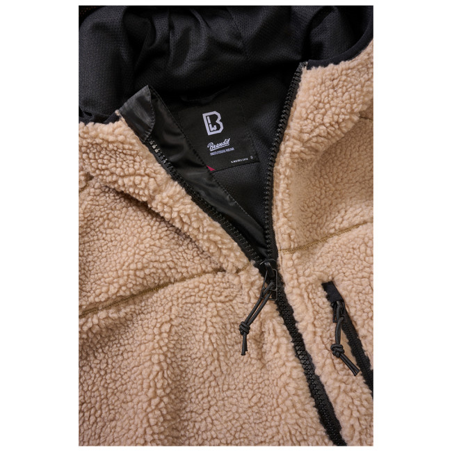 Kurtka damska polar z kapturem camel - Brandit