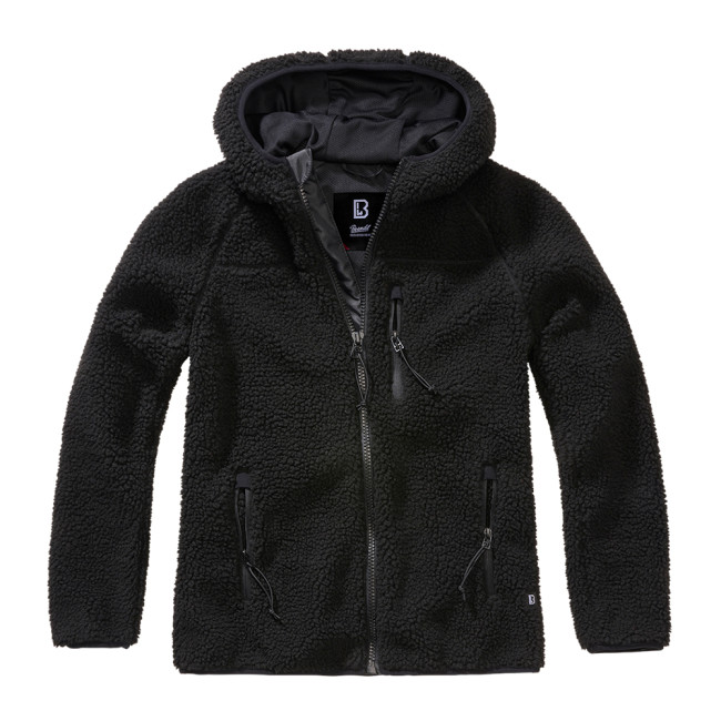 Veste femme polaire à capuche noir - Brandit