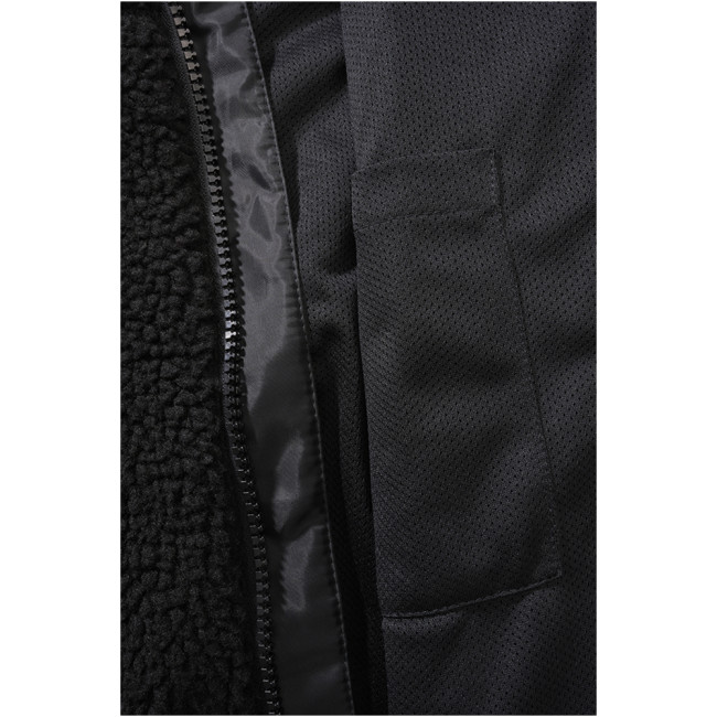 Dames fleece vest met capuchon zwart - Brandit