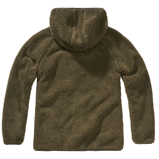 Veste femme polaire à capuche olive - Brandit