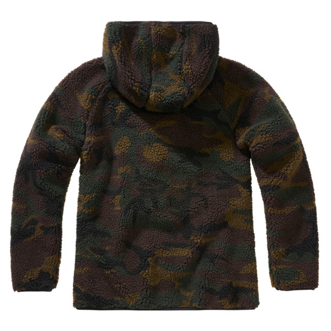 Damen Fleecejacke mit Kapuze woodland - Brandit