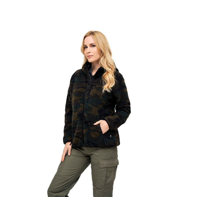 Veste femme polaire à capuche woodland - Brandit