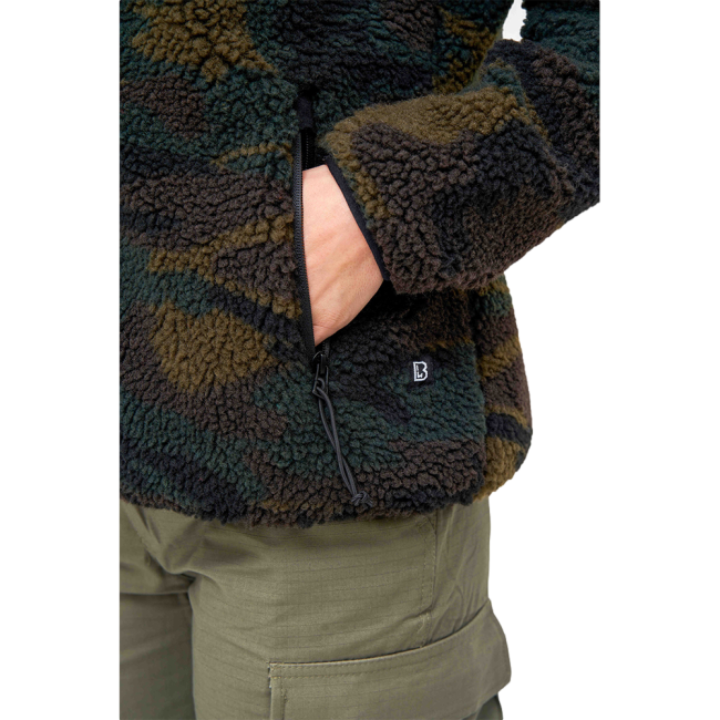 Veste femme polaire à capuche woodland - Brandit
